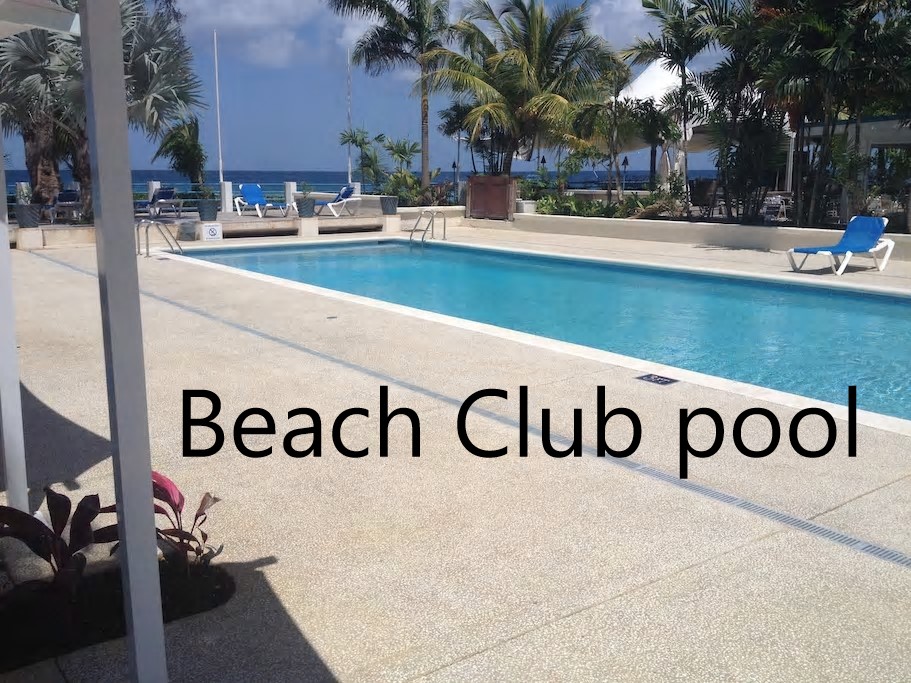 Free access to the beach pool